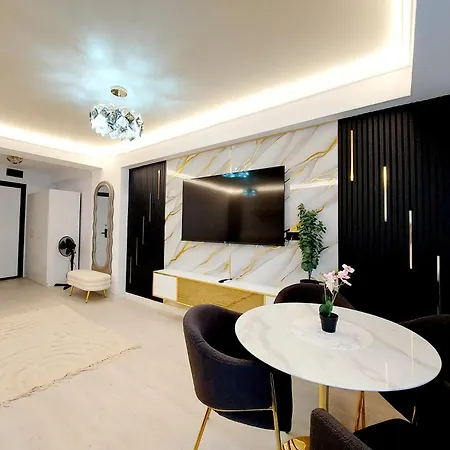 公寓 Mamaia Nord Front Sea View White Titanic