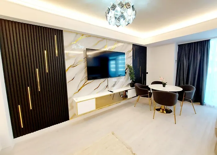 Mamaia Nord Front Sea View White Titanic Lägenhet *