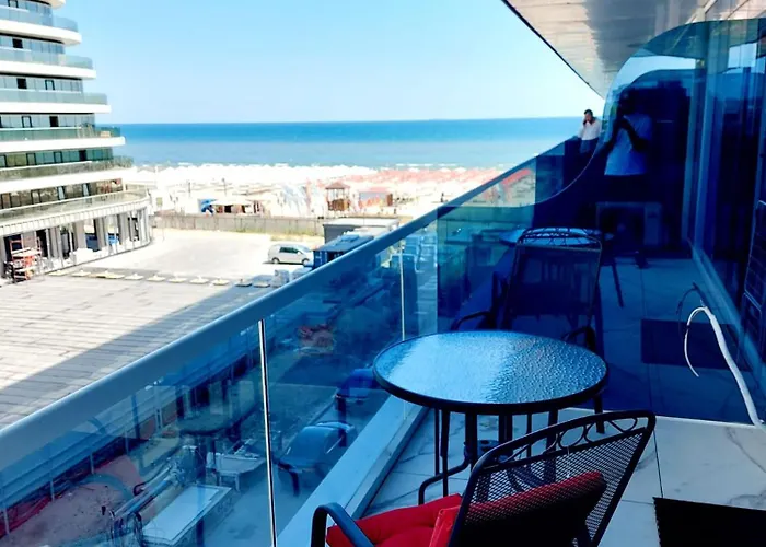 Mamaia Nord Front Sea View White Titanic Lägenhet